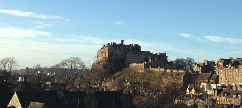 view of Edinburgh Castle