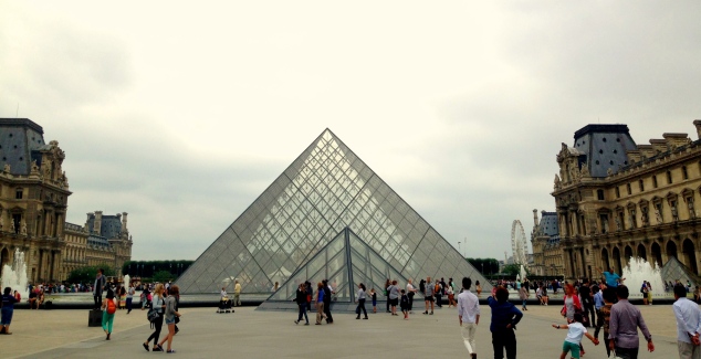 Pyramid at the Louvre Museum, Paris 